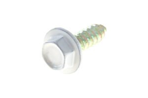ST01455ADD - #8-18x1/2 IND HWH THD FORMT/S TYP AB STL WHITE PAINT