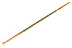 BR00223AFF - 1/4-20x10.00 RND HD SQR NECK BLT  ZN&YL
