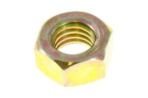 NH00989ANN - 7/16-14 FIN HEX NUT GR 8 ZN&YL