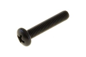 SM03657ANN - #10-32x1.00 PHIL PAN MACHSCR BLK OXD