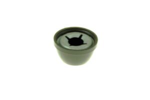 ND00140ADD - 5/16 CAP TYP PUSH-ON NUT  SPR STL/POLYETHYLENE BLK
