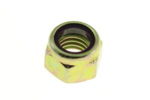 NA00278ANN - 7/16-14 NYL INS HEX LOCK NUT GR 8 ZN&YL