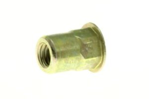 NB00077ADD - 5/16-18x0.685 HEX SHANK OPEN END FLT RND HD THD INSR