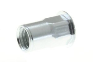 NR00254ADD - M10x1.5 HEX RIV NUT PC8   ELEC ZN TRI CLEAR