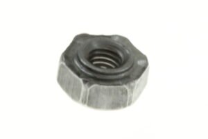 NW00426ADD - M5x.8 HEX WLD NUT SHRT    PROJ STL 1008/10