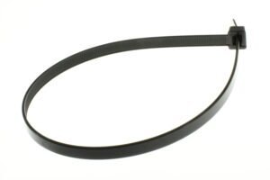 TA00277ADD - 7.6(W)x387(L) CBL STRP    PA66 BLK