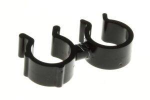 RX00964ADD - 16(D) 2HOSE CLIP ACETAL   BLK