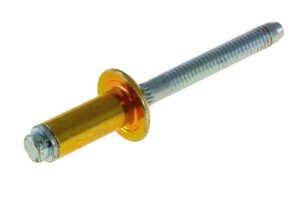 RB00105ADD - 1/4x0.746 PRTRD HD BLIND RIVET STL ZN&YL